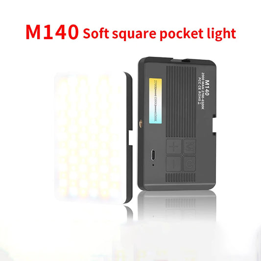 Luz LED RGB Portátil para Móvil, Streaming y Fotografía