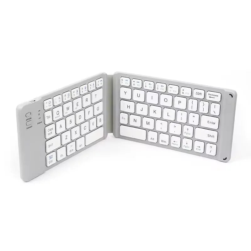 Teclado Bluetooth Plegable con Touchpad – Compatible con iOS, Android y Windows